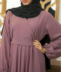 Soft Drape Wrap Abaya