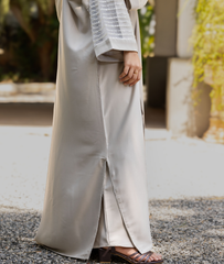 Elegant Layered Sleeve Abaya