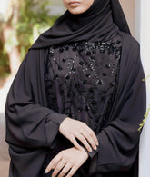 Midnight Sequin Opulence Abaya Set