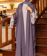 Dual-Tone Butterfly Abaya