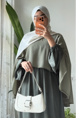 Layered Sage Cape Set