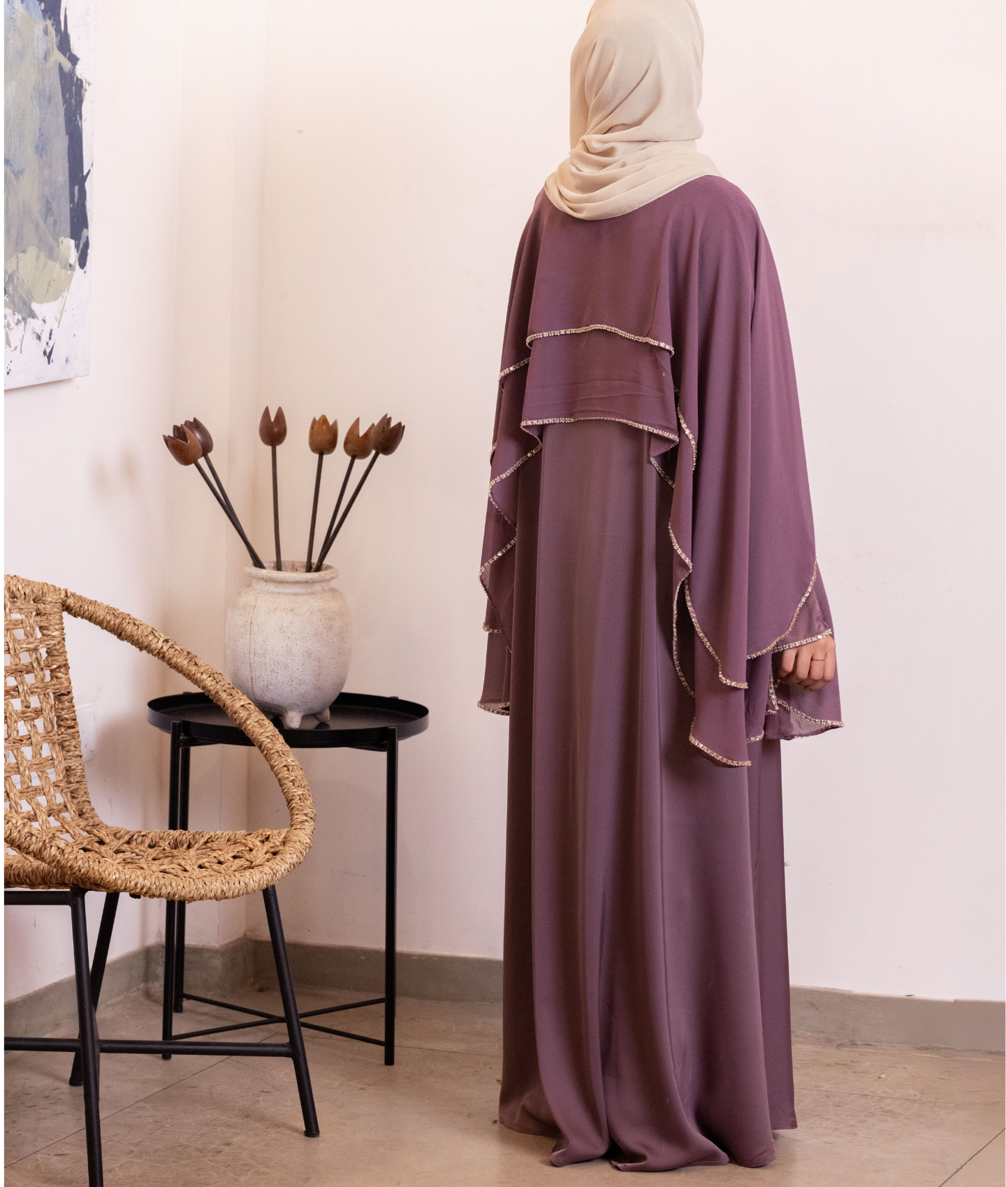 Butterfly Sleeve Abaya