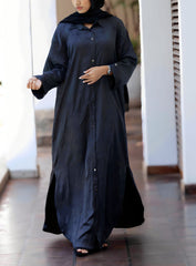 Textured Button-Down Dress